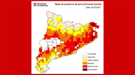 Alerta Pel Perill D Incendi A Gran Part De Catalunya Betev