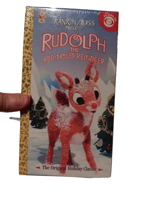 Rudolph The Red Nosed Reindeer Rankin Bass Vhs Movie Christmas New