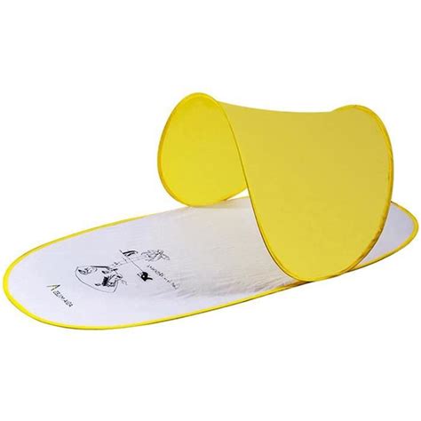 Tente De Plage Pliable Anti Uv Abris De Plage Pop Up Double Tente