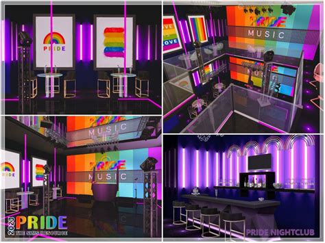 The Sims Resource Pride Nightclub Tsr Only Cc Night Club C C Sims