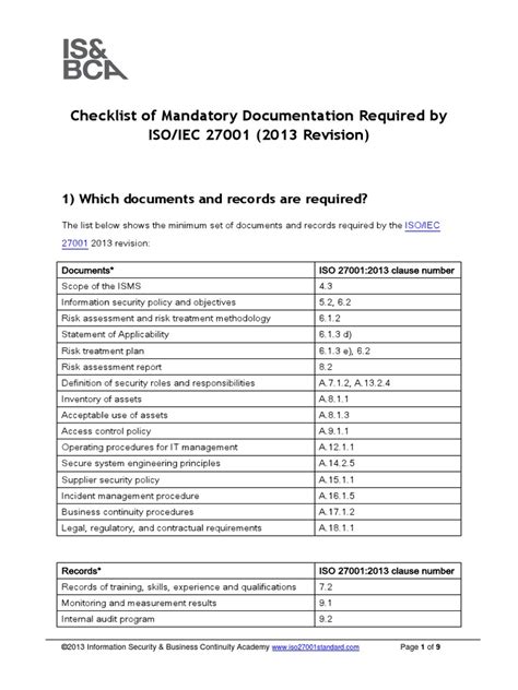 Iso 27001 Information Security Policy Template