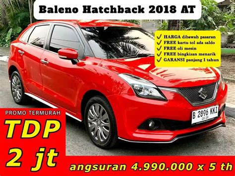 Tdp Cuma Jt Baleno Matic Termurah Mobil Bekas