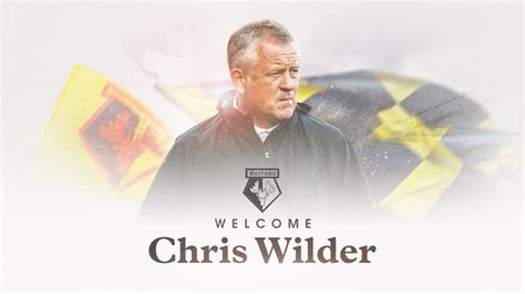 Official Wilder Appointed Head Coach Watford Fc