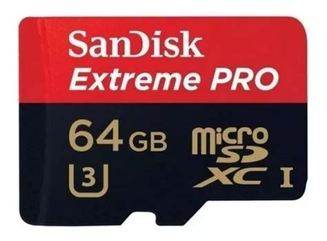 Memoria Micro Sd Sandisk 64gb Extreme Pro Cuotas Sin Interés