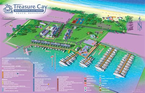 Resort Map | Treasure Cay Beach, Marina & Golf Resort | Bahamas