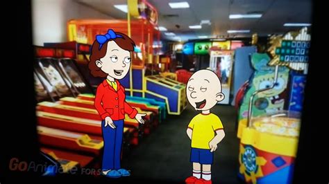 Caillou Driver Chuck E Cheese S Youtube