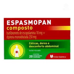 Espasmopan Composto Mg Comprimidos Uni O Quimica