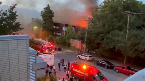 3 People 1 Dog Rescued After Fire Breaks Out At Vancouver Apartment