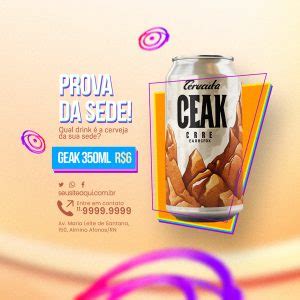 Social Media Distribuidora Que Tal Uma Breja Bebidas Psd Edit Vel