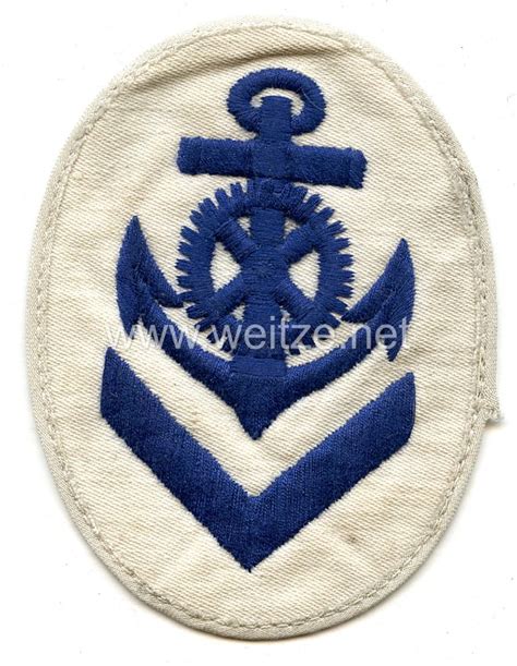 Kriegsmarine Rmelabzeichen Obermaschinenmaat Insignia Of