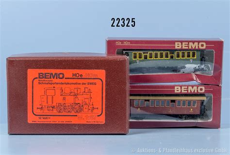 Bemo H0e Personenzug Dabei 1005 Motorisierter Guss Messingbausatz