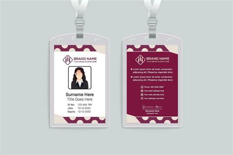 Modern Professional Id Card Design 26324826 Vector Art At Vecteezy