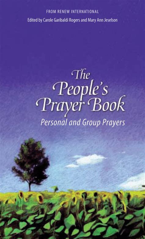 Amazon The Peoples Prayer Book Personal And Group Prayers Rogers