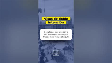 Visas De Doble Intención Y De Intención única Dual Intent And Single Intent Visas ️🧳 Youtube