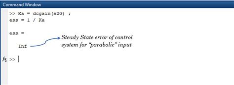 Steady State Error In Matlab Matlab Helper
