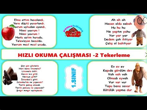 S N F H Zl Okuma Al Mas I Tekerlemeler I T M Sesler Youtube