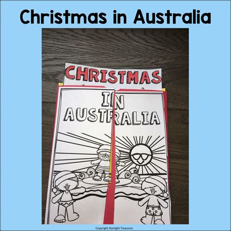 Christmas In Australia Lapbook For Early Learners Christmas Around The World Made By Teachers