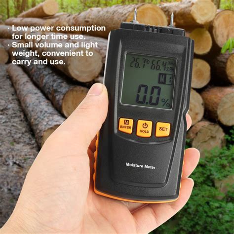 Pin Type Wood Moisture Meter Digital Moisture Detector Water Leak