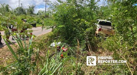 Homem morre em colisão frontal entre moto e Hilux em Piripiri