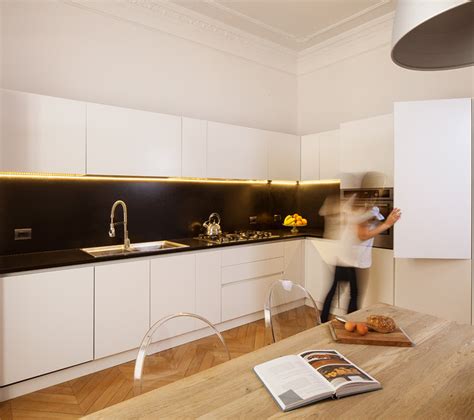 Casa Met Mq Contemporary Kitchen Rome By Z Ai Emanuela De