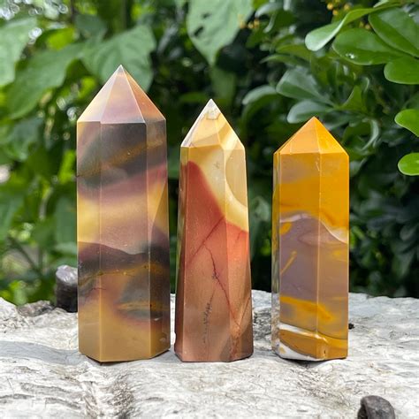 Natural Mookaite Tower Mookaite Jasper Point Gemstone Point Etsy UK