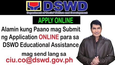 Paano Mag Send Ng Email Sa DSWD Online Para Sa Educational Assistance