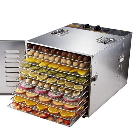 St01 Ten Trays Food Dehydrator Snacks Dehydration Dryer Fruit Vegetable Herb Meat Drying Machine