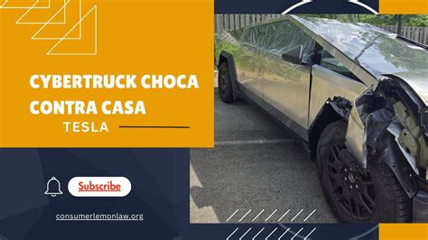 Alerta Cybertruck Choca Contra Casa Tesla Cybertruck Video YouTube