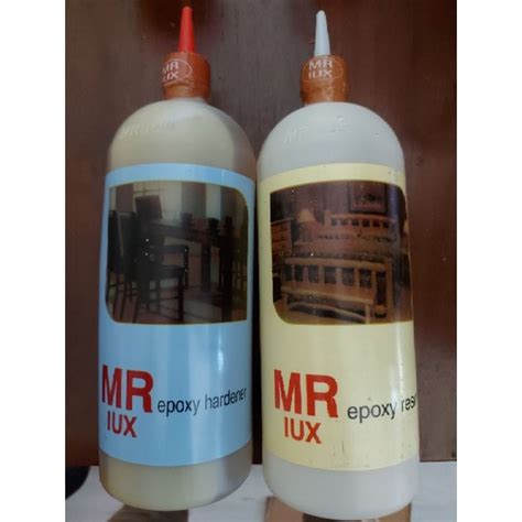 Jual Lem Epoxy Mr Lux Set Resin Hardener Shopee Indonesia