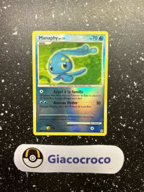 Carte Pok Mon Dp Diamant Et Perle De Base Manaphy Fran Ais Holo