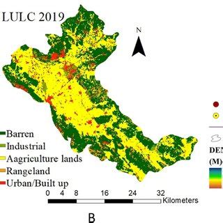 a Land use map in 2009, b Land use map in 2019, and c Hydrometric and... | Download Scientific ...