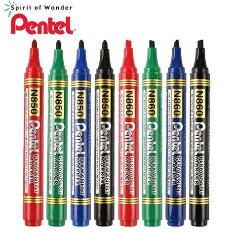 Pcs Pentel Pen Permanent Marker N N Bullet Tip Point Black Mm