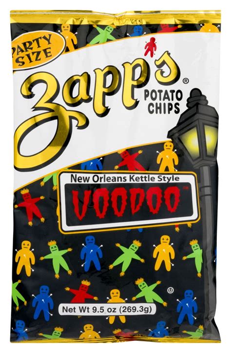 Zapps New Orleans Kettle Style Voodoo Potato Chips 95 Oz Party Size