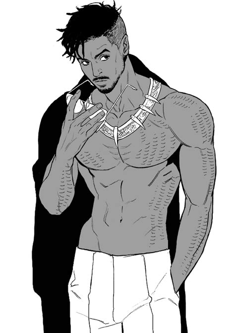 Pin By June Bug On Erik Killmonger Black Comics Black Anime Characters Black Art Pictures