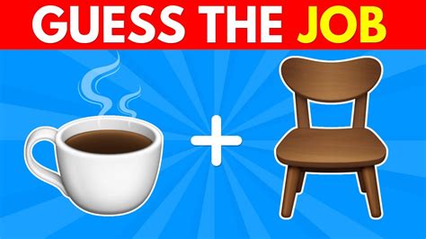 Guess The Job By Emoji Challenge YouTube