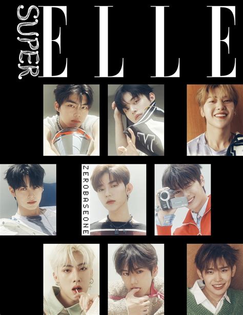 Pop Base On Twitter Zerobaseone For Elle Korea