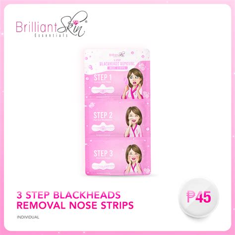 3 Step Blackheads Removal Nose Strips Individual Brilliant Skin