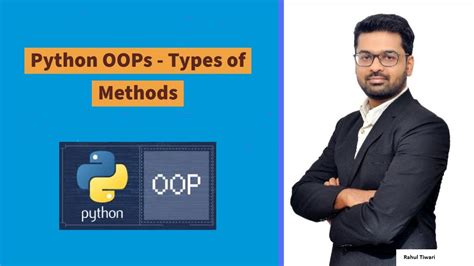 Python Oops Types Of Methods Instance Method Class Method Static Method Youtube