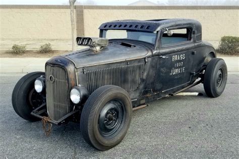 Glenn Check On Twitter Rt Bringatrailer Sold Supercharged 1932 Plymouth Coupe Hot Rod For