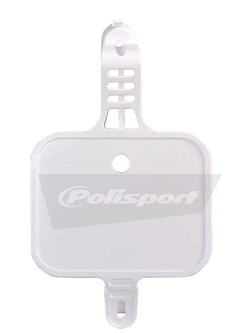 Polisport Front Number Plate White Ebay