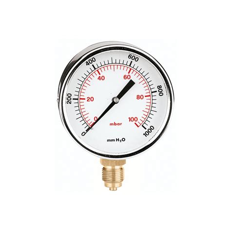 Манометр для газа CALEFFI 1/4", 0-60 мбар, d60, радиальный - купить с ...