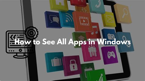 How To See All Apps In Windows 1110 Running And Installed