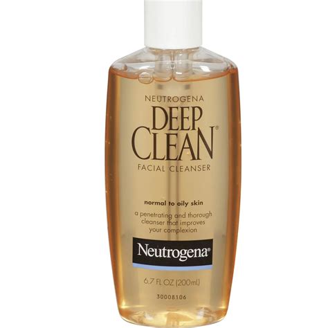 Neutrogena Deep Clean Facial Cleanser Normal To Oily Skin Skin Care