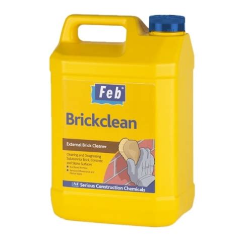 Feb Brickclean Brick Concrete Patio Cleaner Litre Fbbrickcl