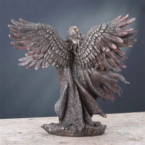 Guardian Angel Statue Six Winged Seraphim Angel Statue Cyraft Creations