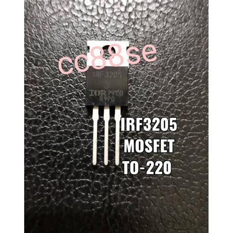 Irf To N Channel Mosfet Transistor Fet Shopee Malaysia