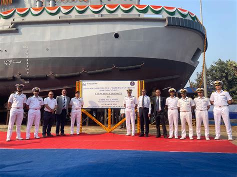 LAUNCH AND KEEL LAYING OF 25T BOLLARD PULL TUG BAHUBALI AND YUVAN AT M