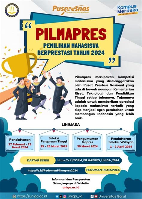 Telah Dibuka Pilmapres Pemilihan Mahasiswa Berprestasi Tahun