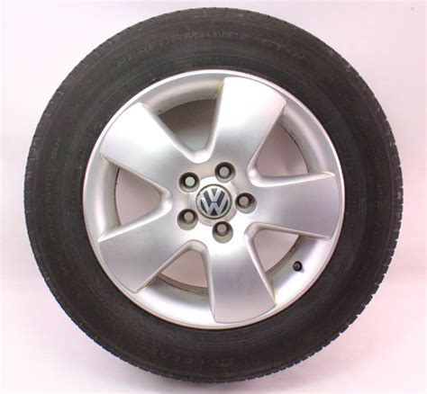 Full Size Spare 15 5x100 Ronal Alloy Wheel Rim Tire 99 05 VW Jetta