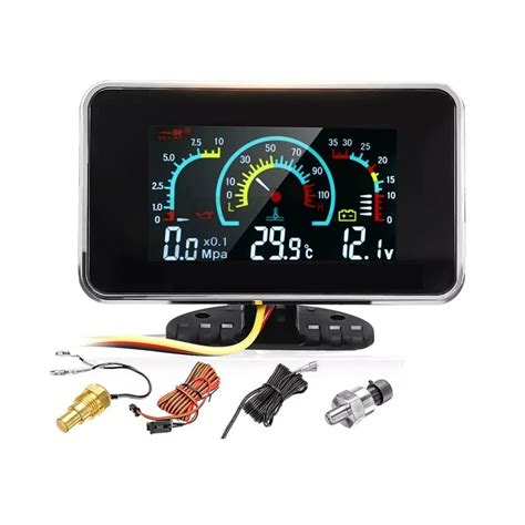 Medidor Digital De Coche Eo Safe Imports En Lcd Para Voltaje